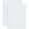 Pacon Composition Paper, 5-Hole Punched, 8" x 10.5", 500 Sheets/Pk, PK2 2441